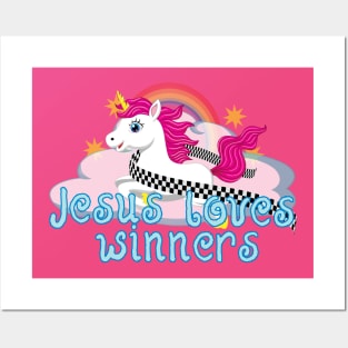 Jesus Loves Winners Posters and Art